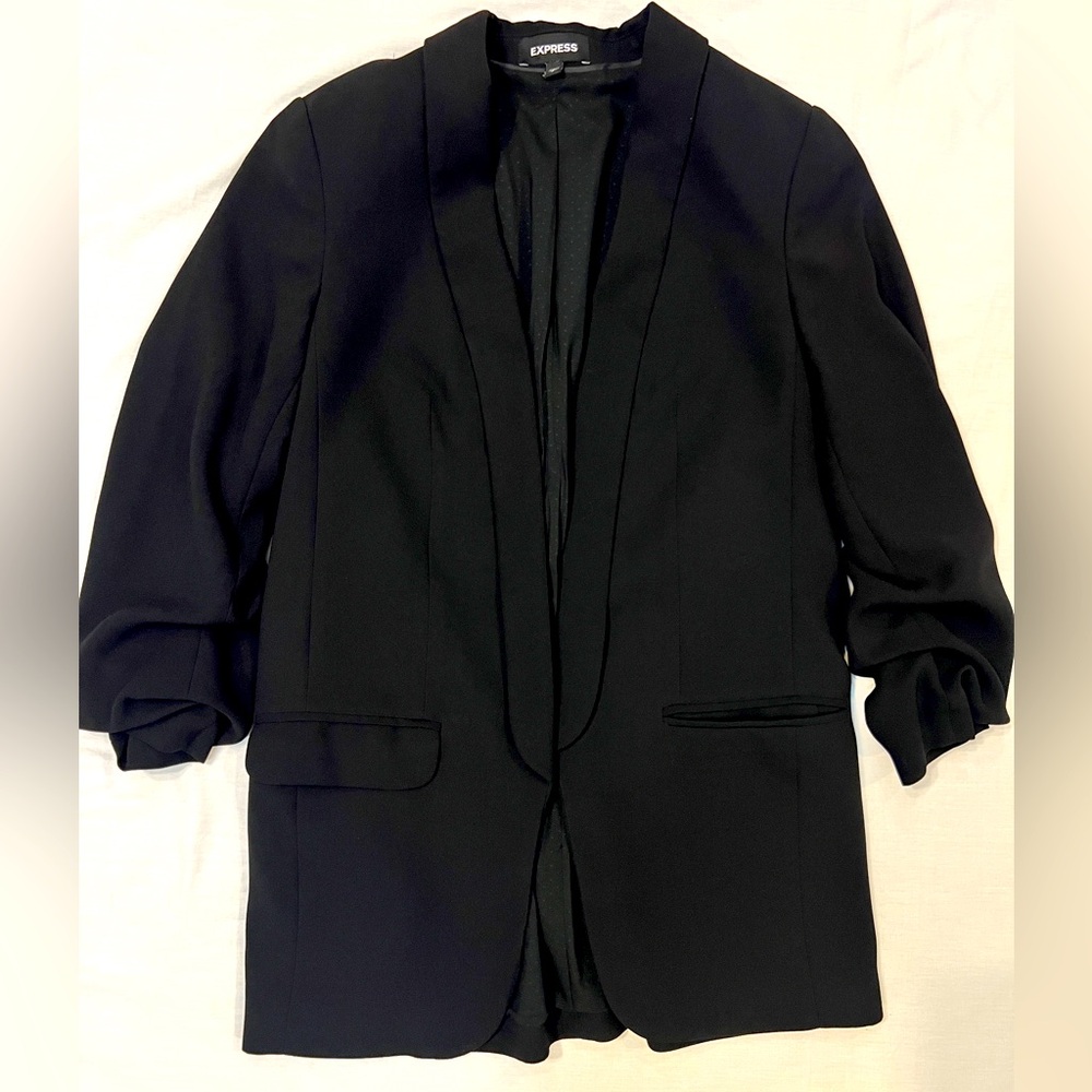 Express Size Small Blazer, Black, Boyfriend Style